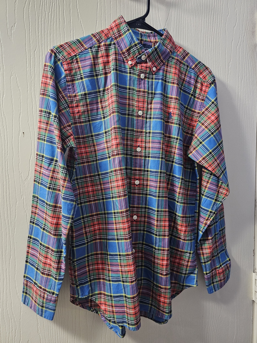 Ralph Lauren Multicolor Plaid Button-Down Shirt NWOT